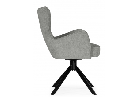 Стул на металлокаркасе Atlanta серый, черный