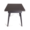 Стол раскладной Buren (140+30+30) керамика черный