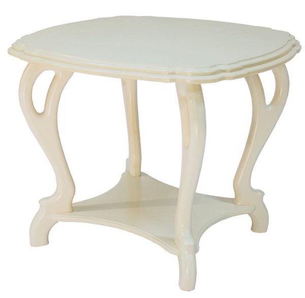 Стол журнальный "Кофейный П" дуб шампань Вис