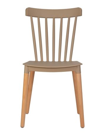 Стул обеденный THEO ножки светлый бук бежевый GR-03