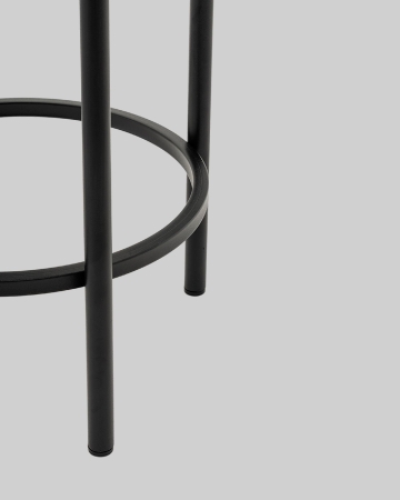 Стул барный Беккет букле темно-серый