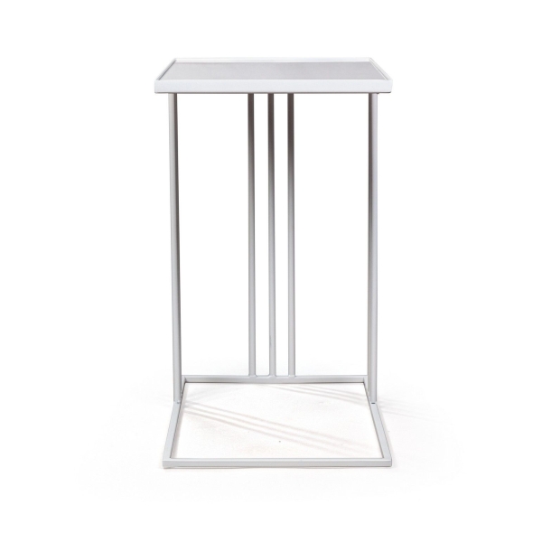 Журнальный столик Stone 026, керамика белая (арт. A026.D01)