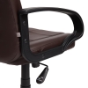 Кресло СН747 экокожа, коричневый