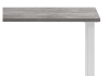 Стол деревянный Лиман 117 x 77 бетон светлый, белый матовый