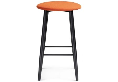 Полубарный стул Гангток катания флам, черный матовый Полубарный стул Гангток катания флам, черный матовый