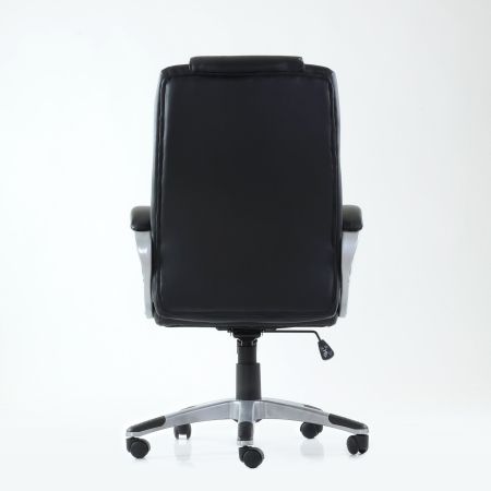 Кресло для руководителя K-6 черная экокожа