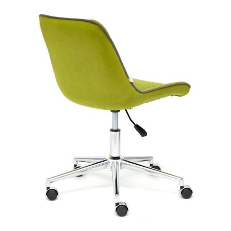Кресло STYLE, флок, зеленый