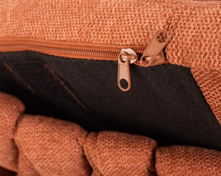 Набор 2 шт Стул барный LEON, оранжевая ткань (LAR 275-27)