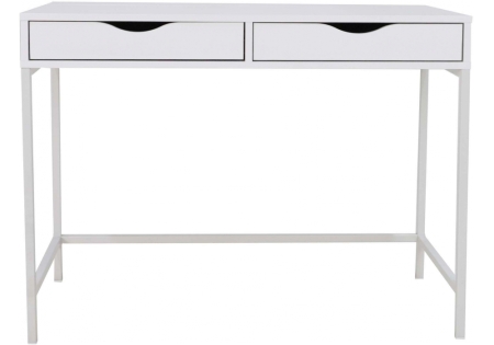 Компьютерный стол Дейл белый шелк