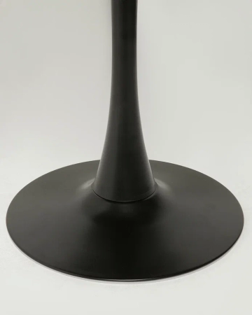 Стол Tulip style 90 черный, венге