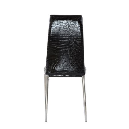 Стул S-1 черный крокодил
