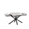 Стол обеденный Winston белый, металл и керамика, прямоугольная столешница