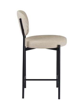Стул полубарный MASO букле бежевый MOSS 130