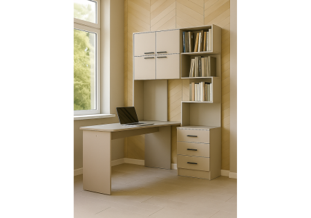 Компьютерный стол Эльброни левый кашемир