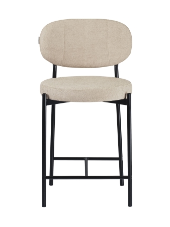 Стул полубарный MASO букле бежевый MOSS 130