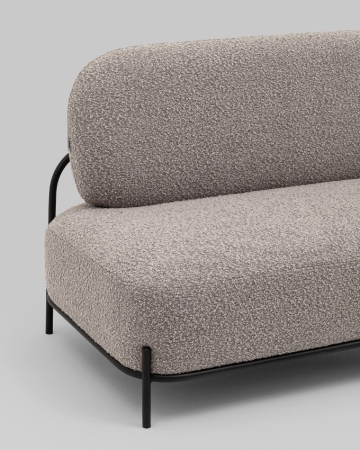 Диван Стоун new ткань букле серо-бежевый Диван Стоун new ткань букле серо-бежевый