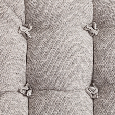 Кресло Charli серый и бежевый, ткань и металл, мягкое сиденье, с подлокотниками