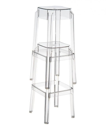 Табурет прозрачный барный Fox 75