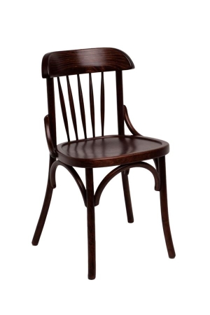 Стул венский Линц темный тон с твердым сиденьем