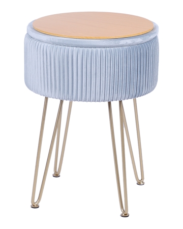 Пуф Астор светло-голубой