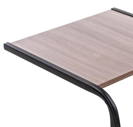 Подкатной стол СЛКС-6 каркас черный, ясень шимо темный