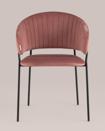 Стул Бруно ткань пыльно-розовый