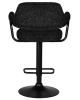 Набор 2 шт Стул барный CHARLY BLACK, черный твид (LEO18)