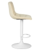 Стул барный TAILOR белый, бежевый велюр MJ9-10