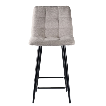 Стул полубарный Base букле серый MOSS 960 60см
