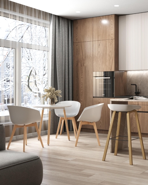 Стул барный LIBRA белый Стул барный LIBRA белый