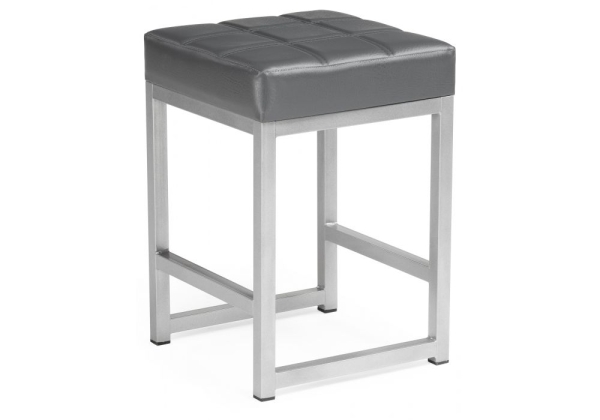 Табурет Khurkroks серый полимер, светлый мусс