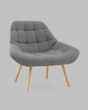 Кресло Олби Квадро серый