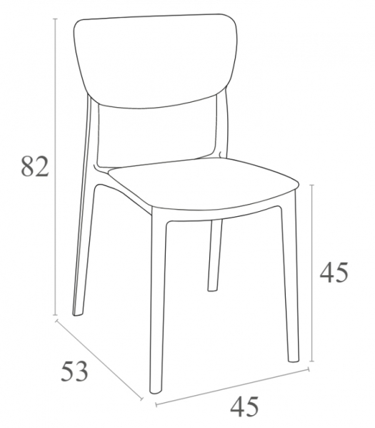 Стул пластиковый Siesta Contract Monna Стул пластиковый Siesta Contract Monna