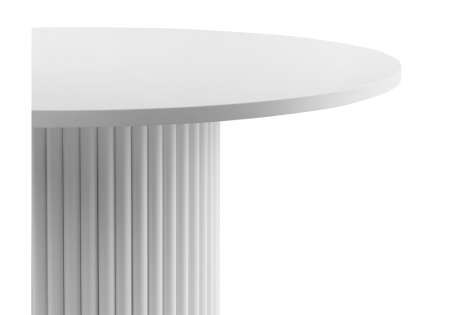 Стол деревянный Барел 90 белый, белый