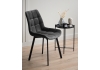 Стул на металлокаркасе Челси П темно-серый (zd 995) / черный