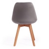 Стул Secret De Maison TULIP SOFT (mod. 74) вельвет, дерево, 54х47х83 см, светло-серый (HLR19), натуральный