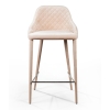 Полубарный стул Douglas бархат бежевый Полубарный стул Douglas бархат бежевый