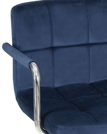 Офисное кресло для персонала TERRY синий велюр MJ9-117