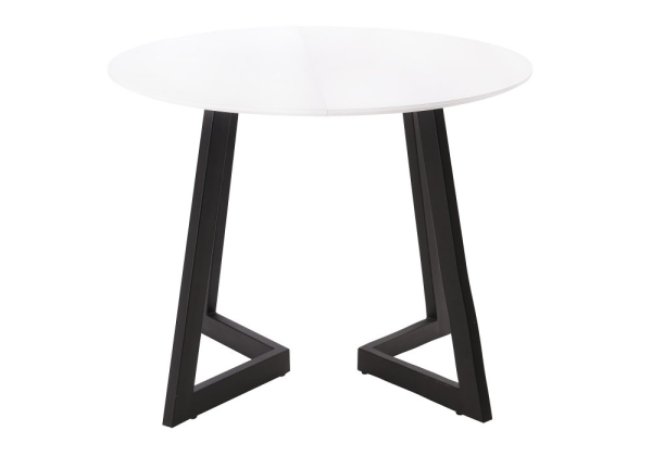 Стол Алингсос белая шагрень, белый