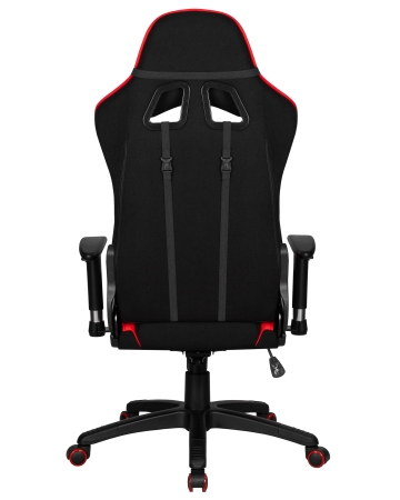 Кресло игровое DALLAS черно-красная ткань