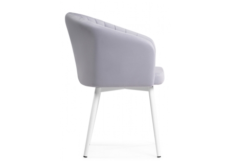 Стул на металлокаркасе Моншау крутящийся велюр velutto 49, белый Стул на металлокаркасе Моншау крутящийся велюр velutto 49, белый