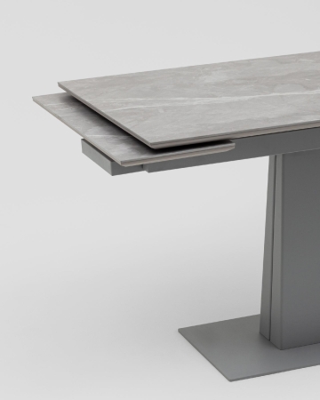 Стол Арнон 120-180/80/76 см керамика Larka grey Стол Арнон 120-180/80/76 см керамика Larka grey