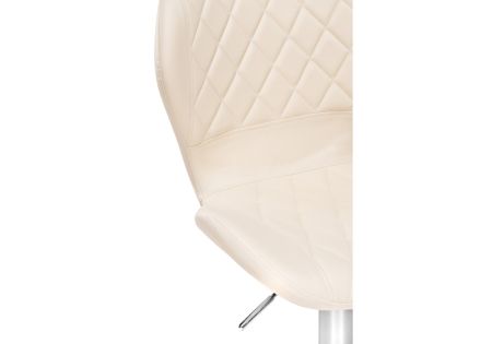 Барный стул Porch хромированный, бежевый