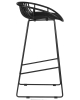 Стул барный FRANK черный