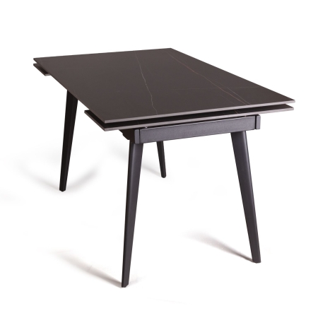 Стол раскладной Buren (140+30+30) керамика черный