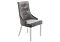Деревянный стул Elegance white / fabric grey