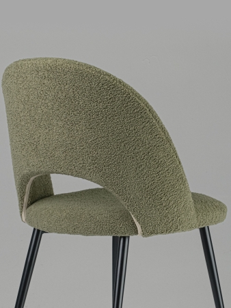 Стул Джексон зеленый экомех HUSH 617