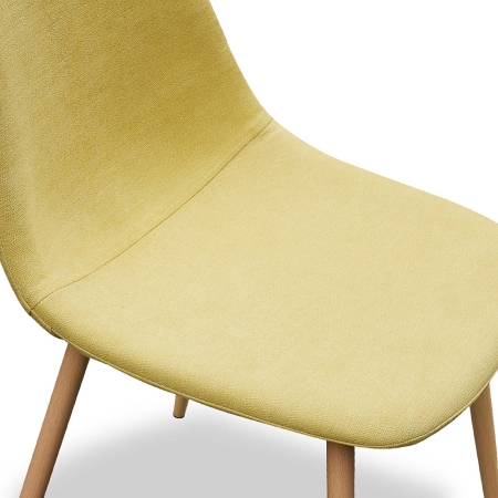 Стул DC-350 желтый, дерево