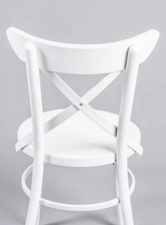 Стул венский Terra белый, жесткое сиденье
