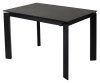 Стол CORNER 120 MATT BLACK MARBLE SINTERED STONE, BLACK